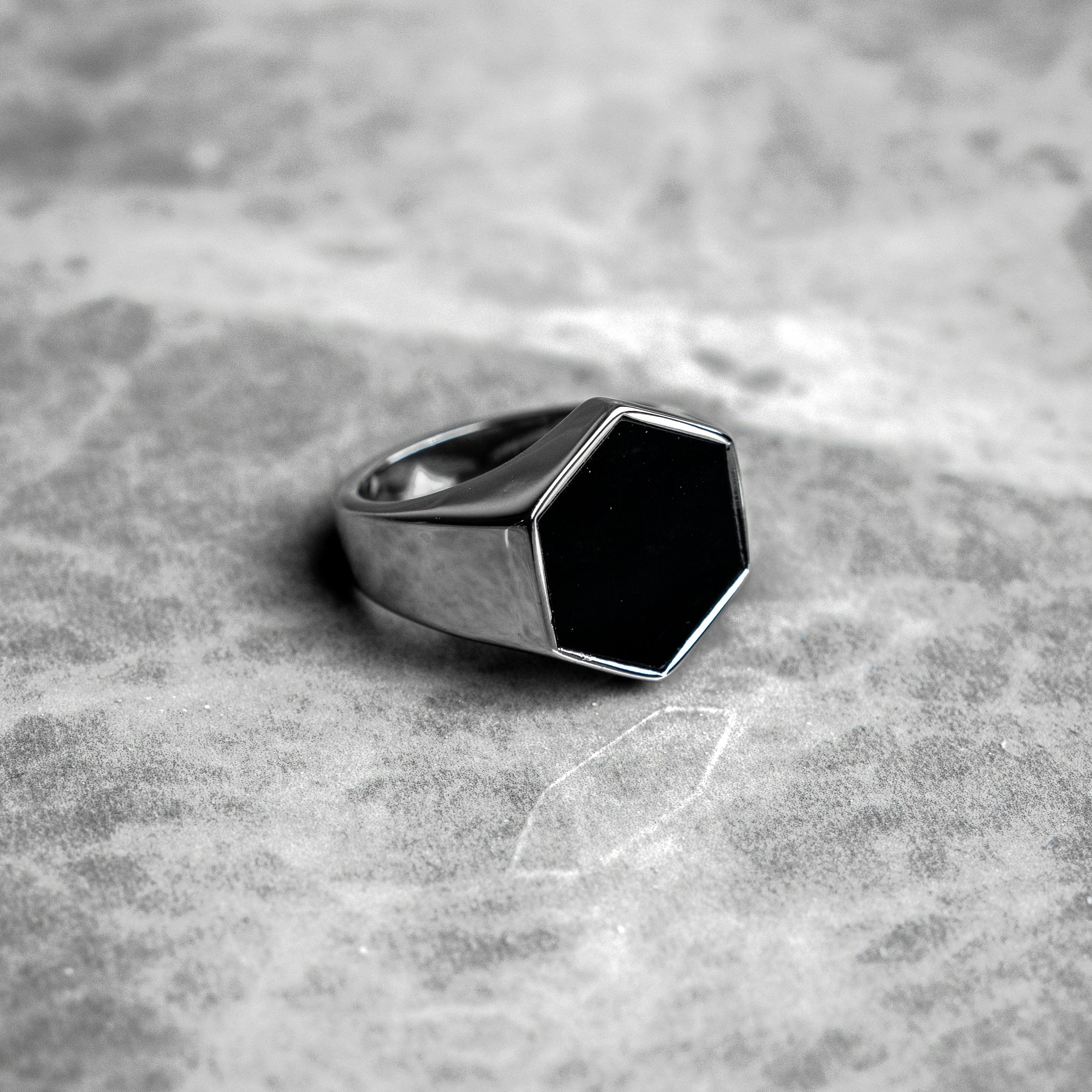 Anillos Hexagono Hexagono joyeria mexico