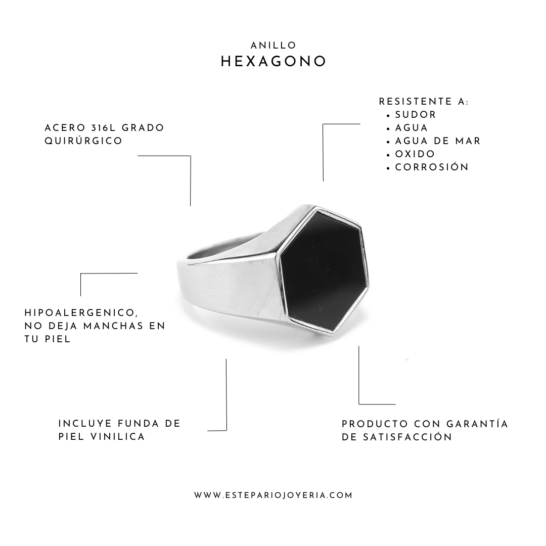 Anillos Hexagono joyeria mexico