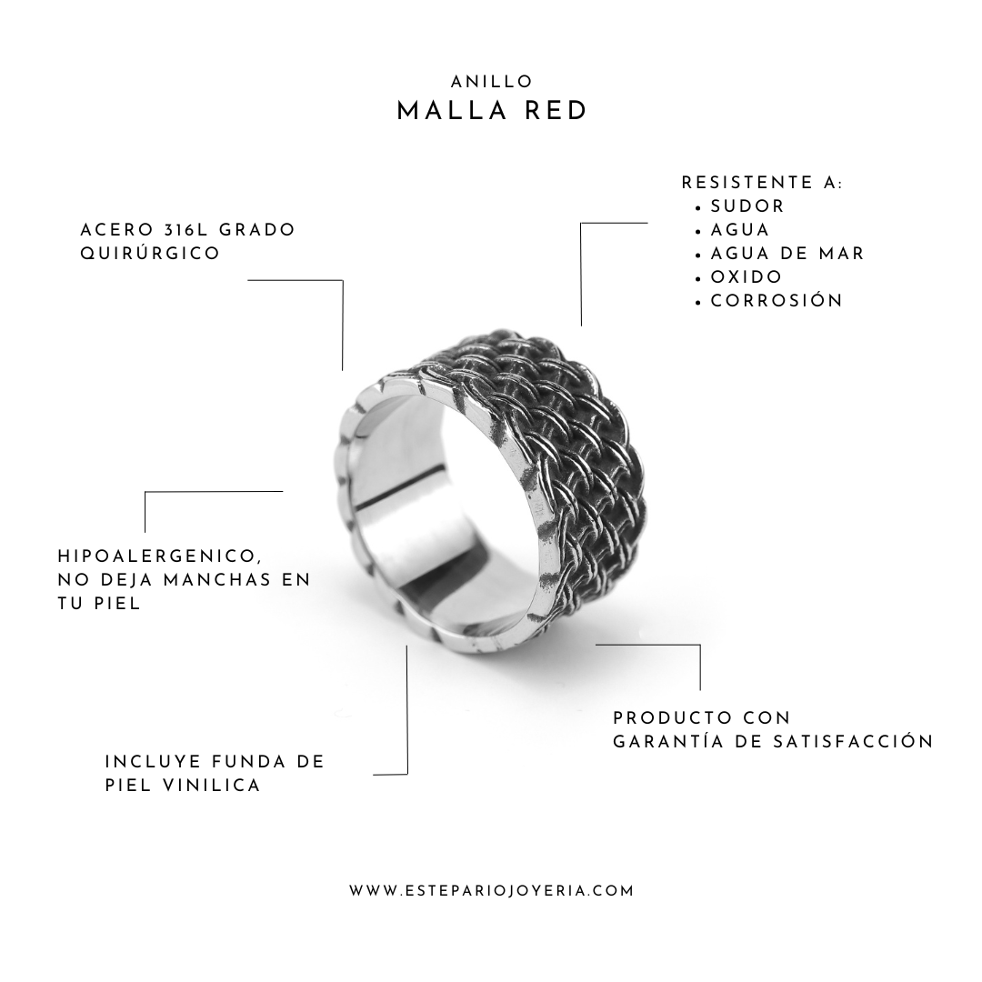 Anillos Malla Red joyeria mexico