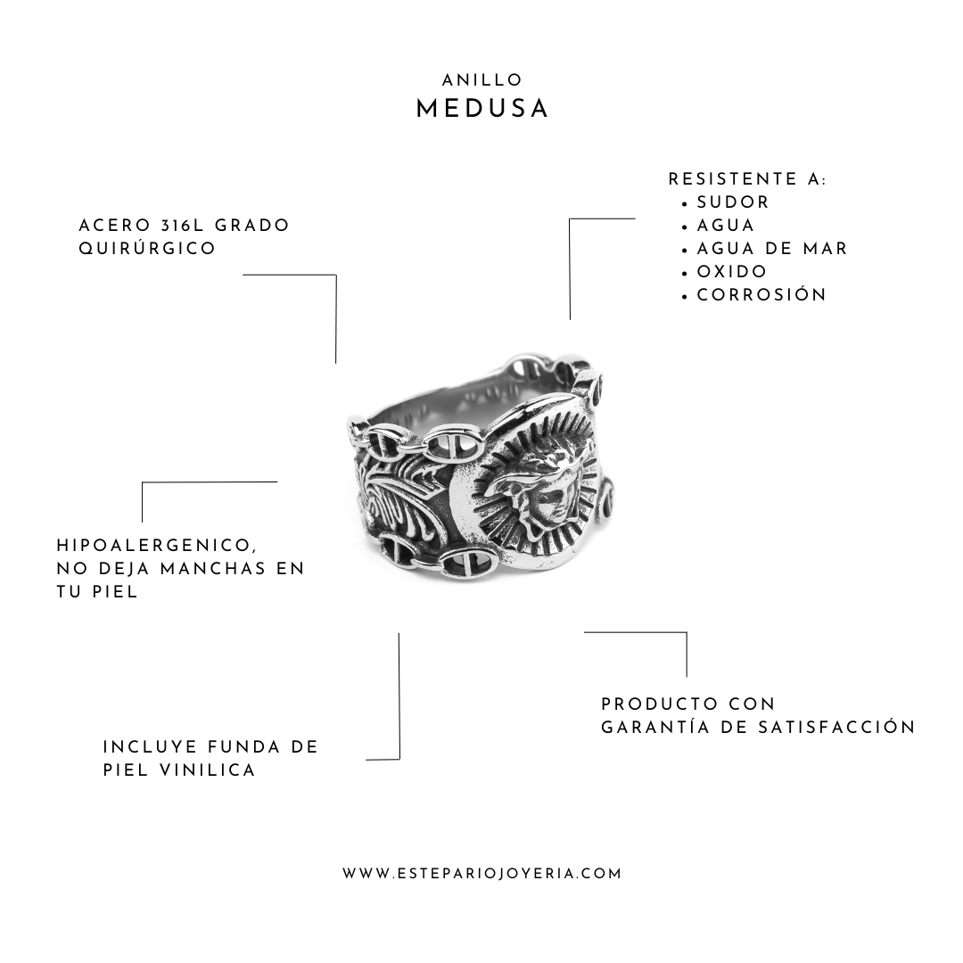 Anillos Medusa Medusa joyeria mexico