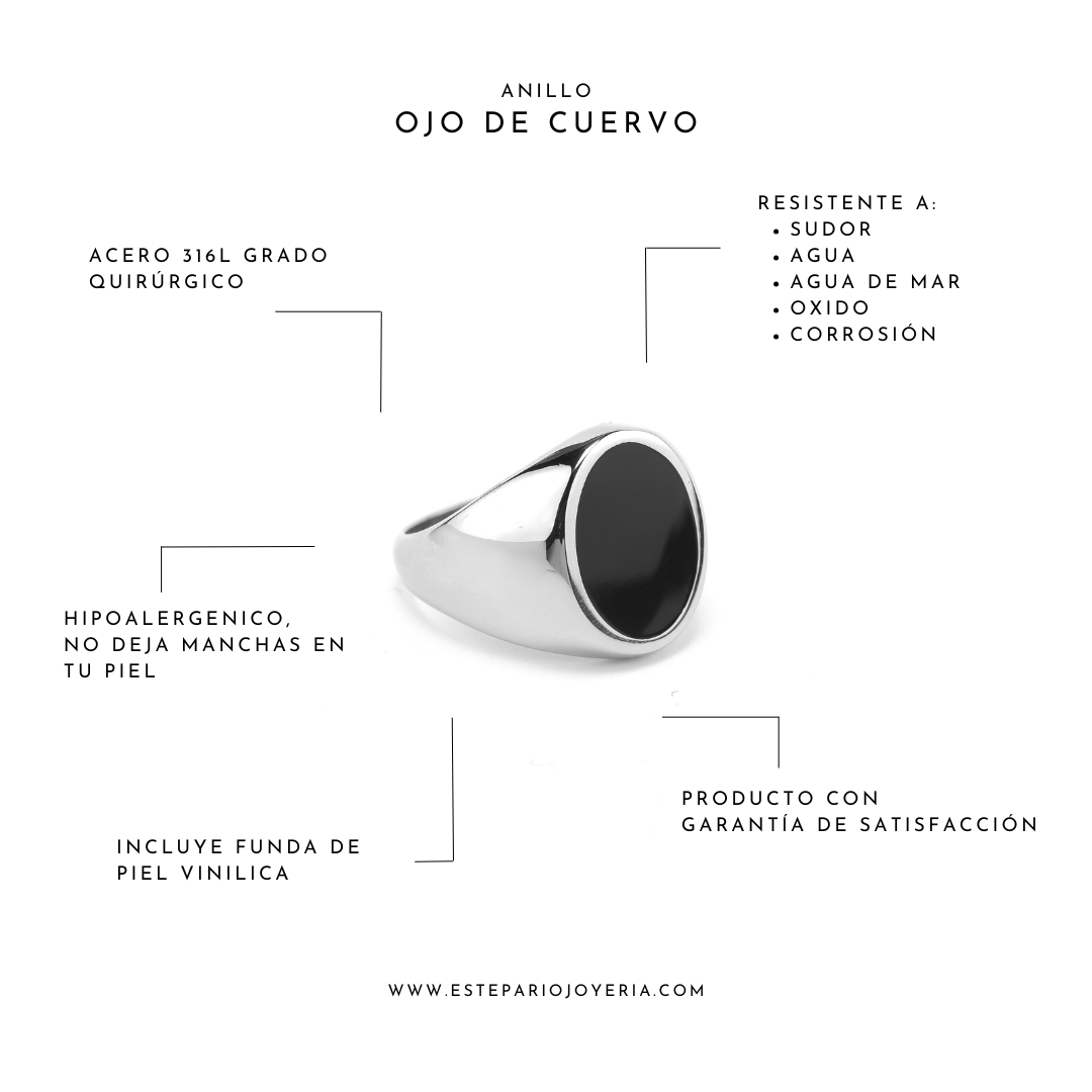 Anillos Ojo de Cuervo joyeria mexico