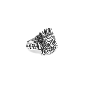 Anillos Plateado / 7 Tlaloc Tlaloc joyeria mexico