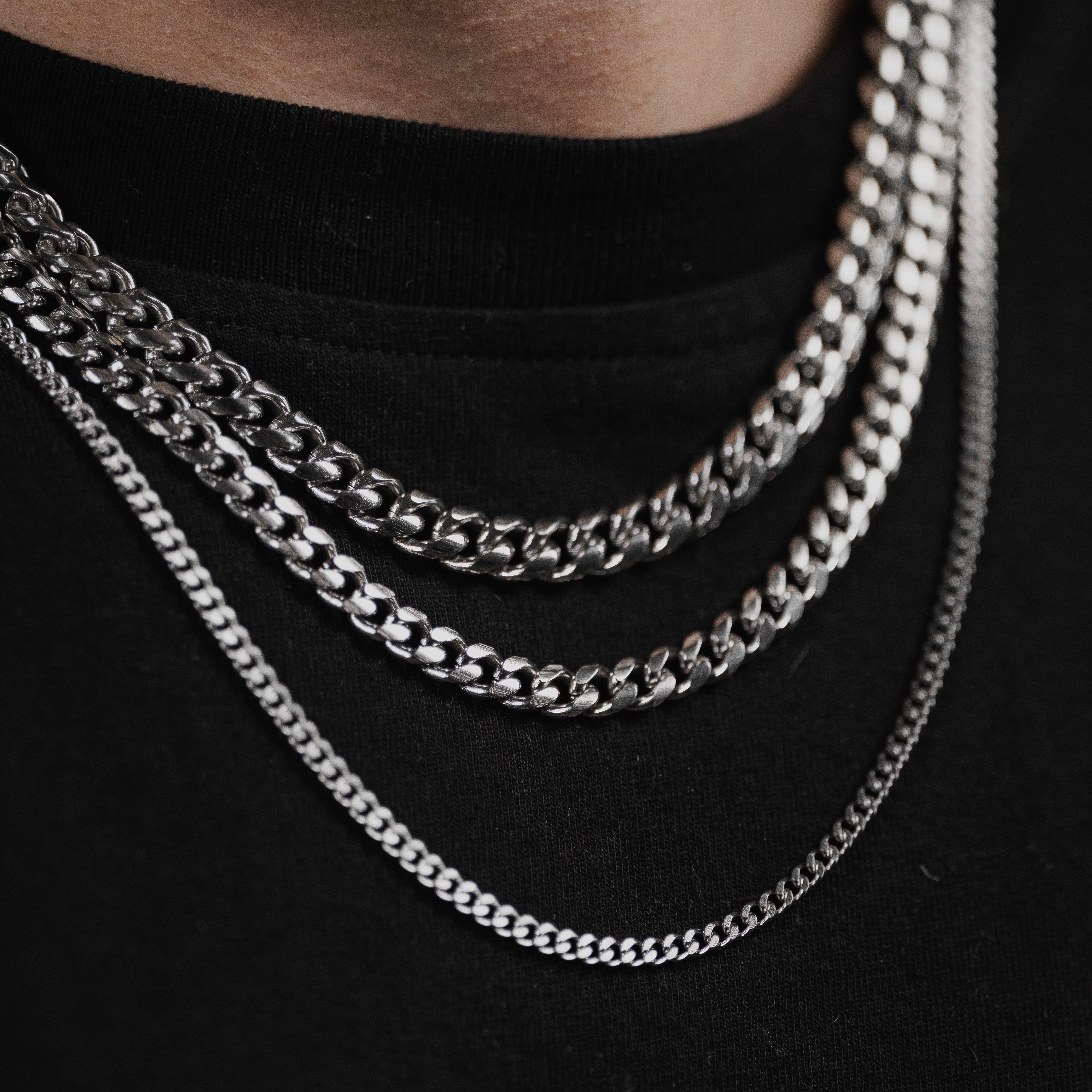 Cadena Cadena Cubana Delgada joyeria mexico