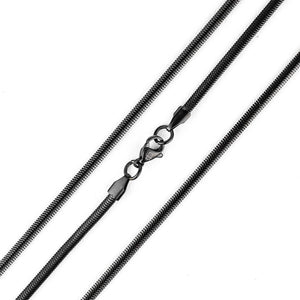 Cadena Negro / 40 cm Cadena Óvalo joyeria mexico