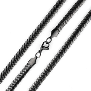 Cadena Negro / 40 cm Cadena Óvalo Gruesa joyeria mexico