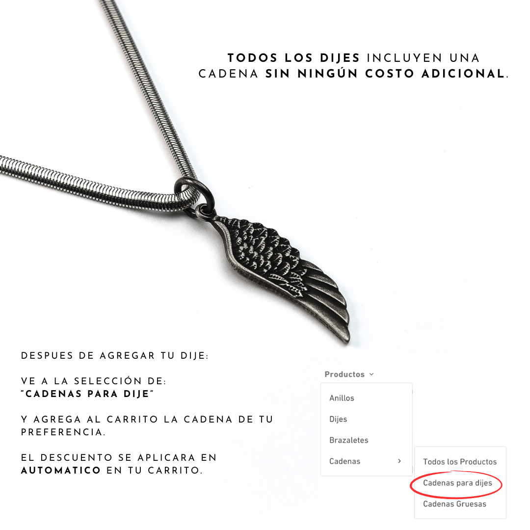 Collares Ala mini joyeria mexico