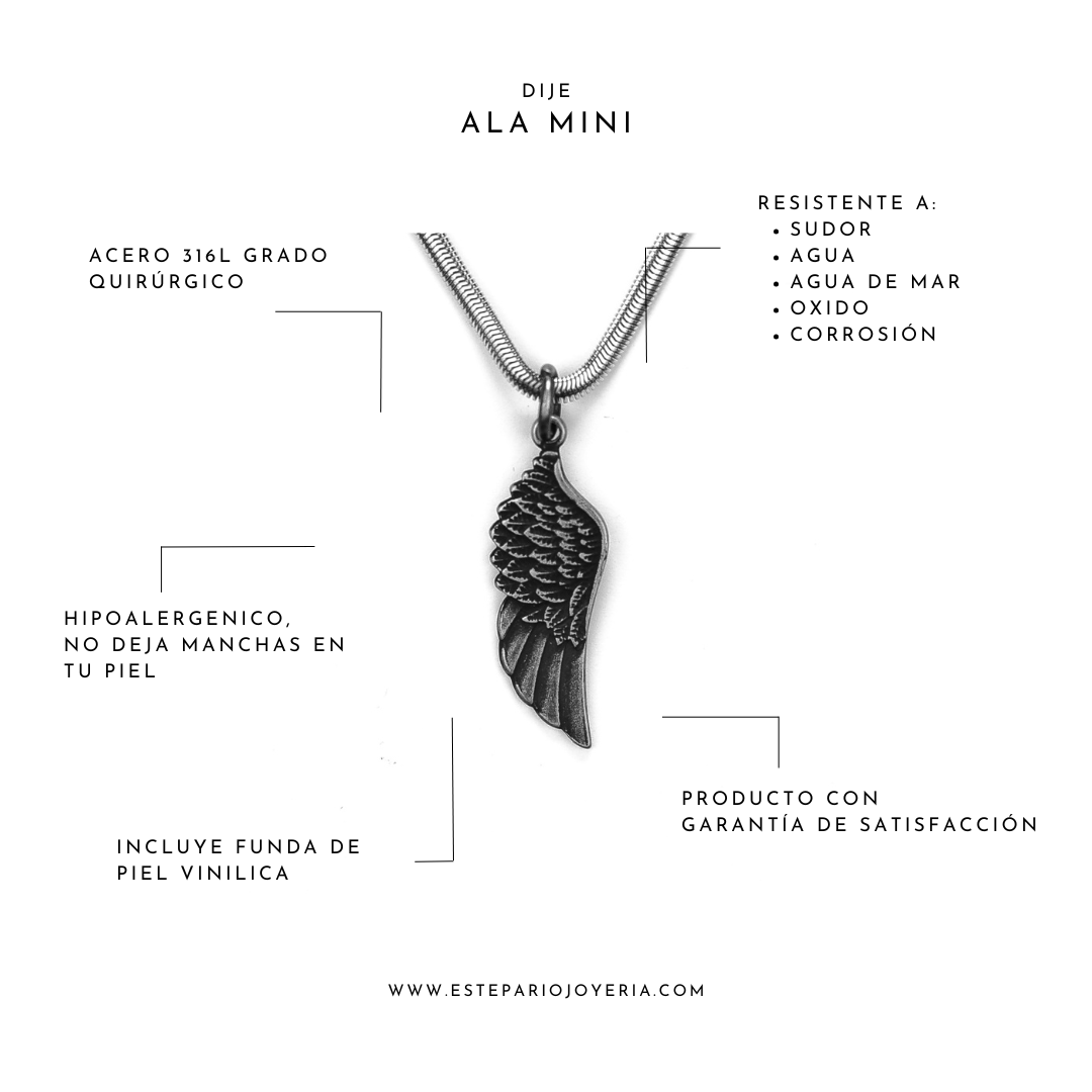 Collares Ala mini joyeria mexico