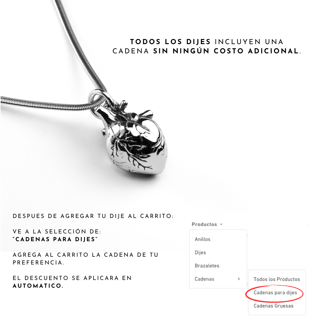 Collares Anatomico Anatomico joyeria mexico