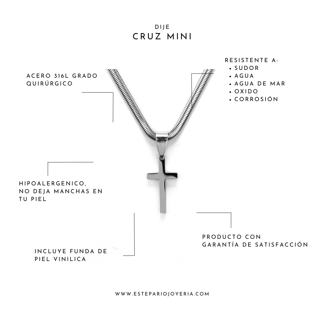 Collares Cruz Mini joyeria mexico