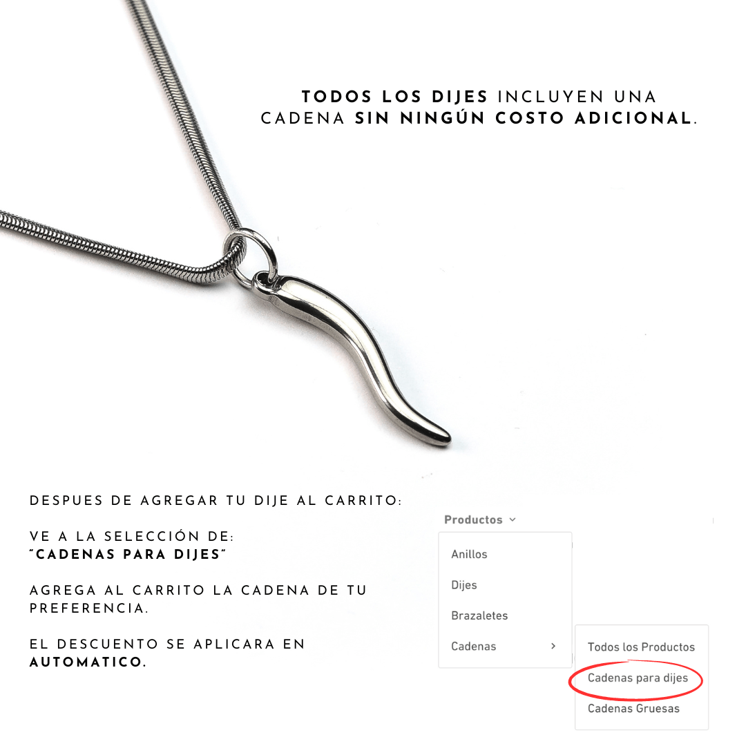 Collares Cuerno joyeria mexico