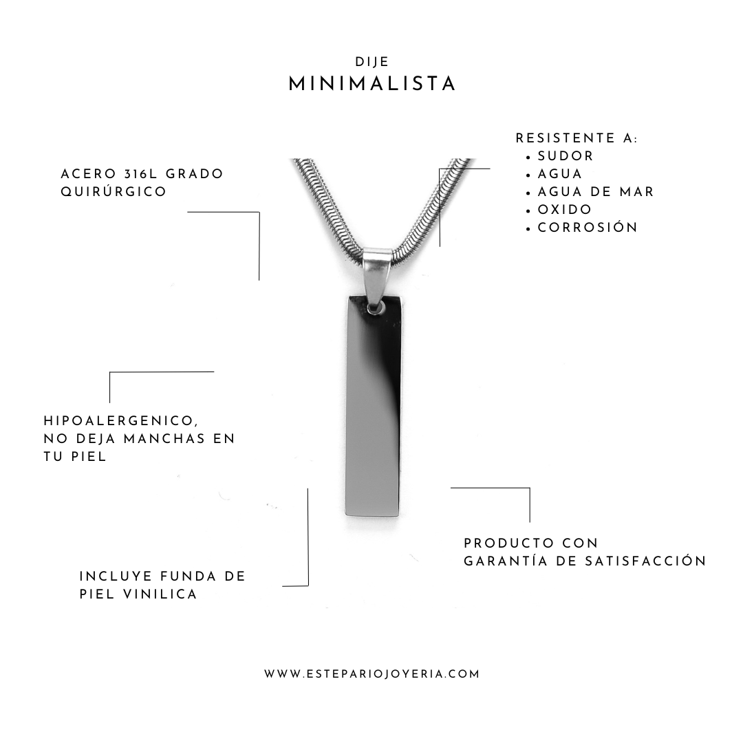Collares Minimalista joyeria mexico