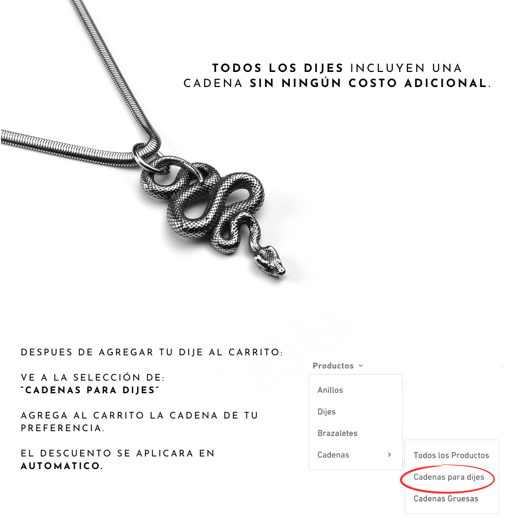 Collares Viper joyeria mexico