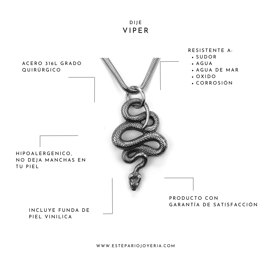 Collares Viper joyeria mexico