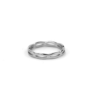 Anillos Doble Hélice Plateado joyeria mexico