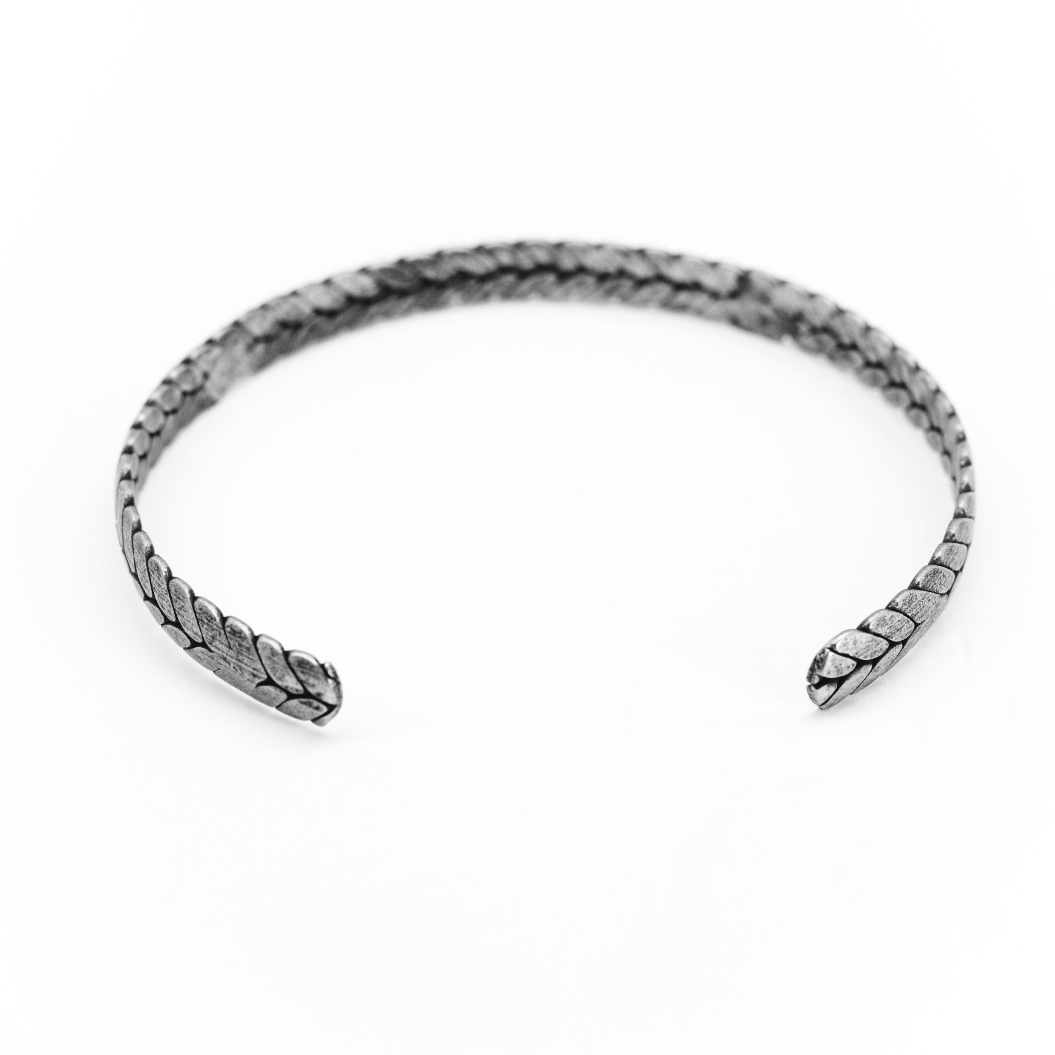 Brazalete Brazalete Panza de Serpiente Delgado joyeria mexico