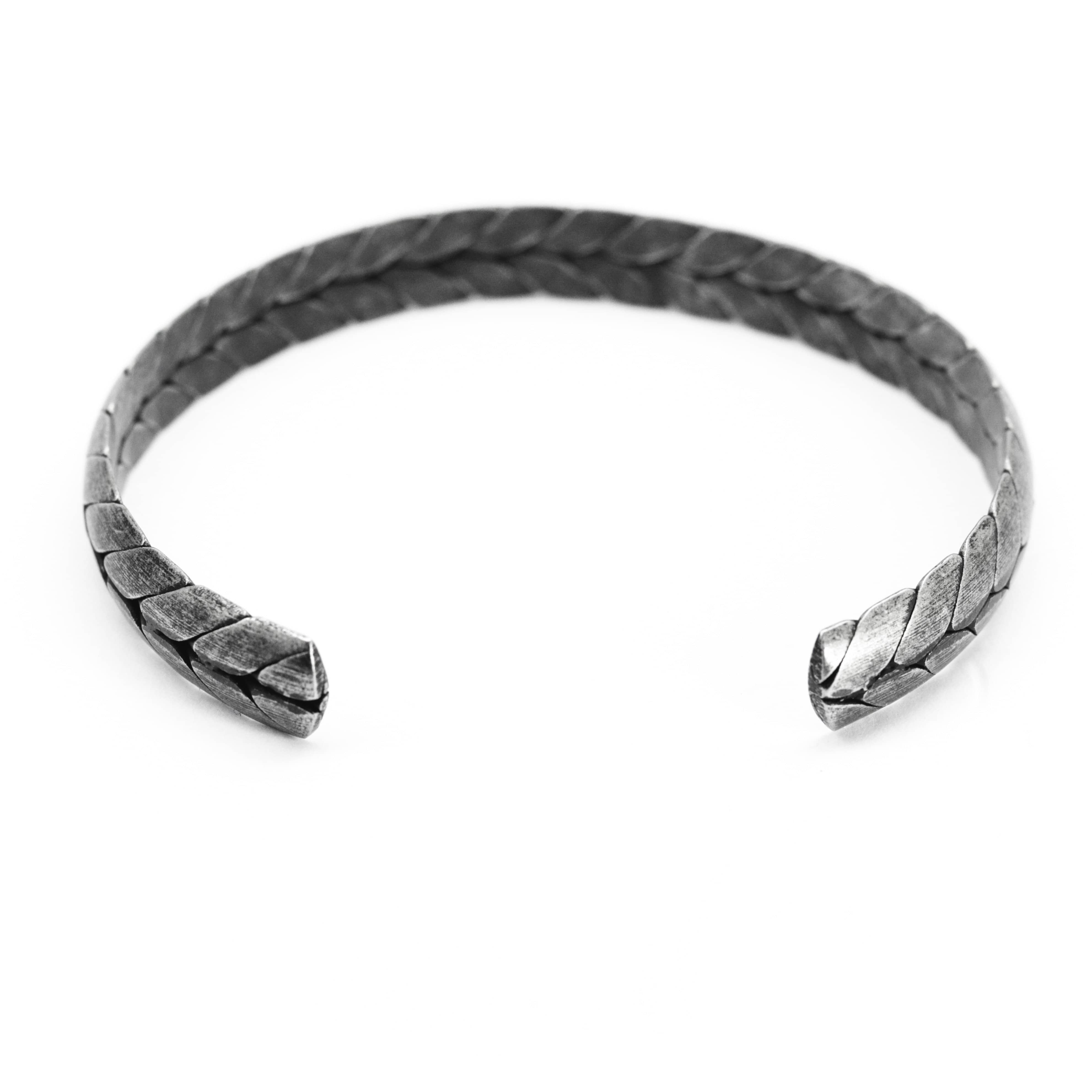 Brazalete Brazalete Panza de Serpiente Grueso joyeria mexico