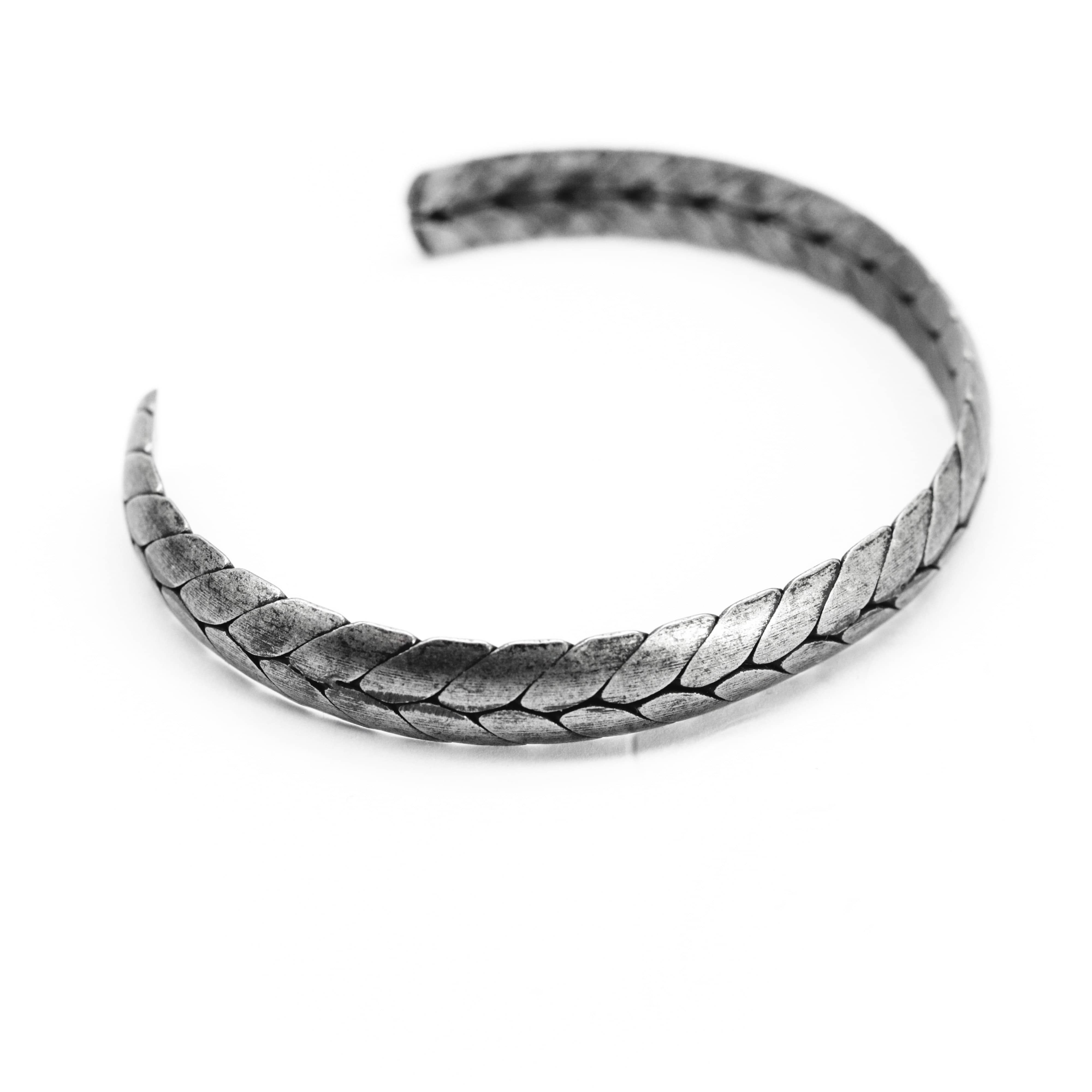 Brazalete Brazalete Panza de Serpiente Grueso joyeria mexico