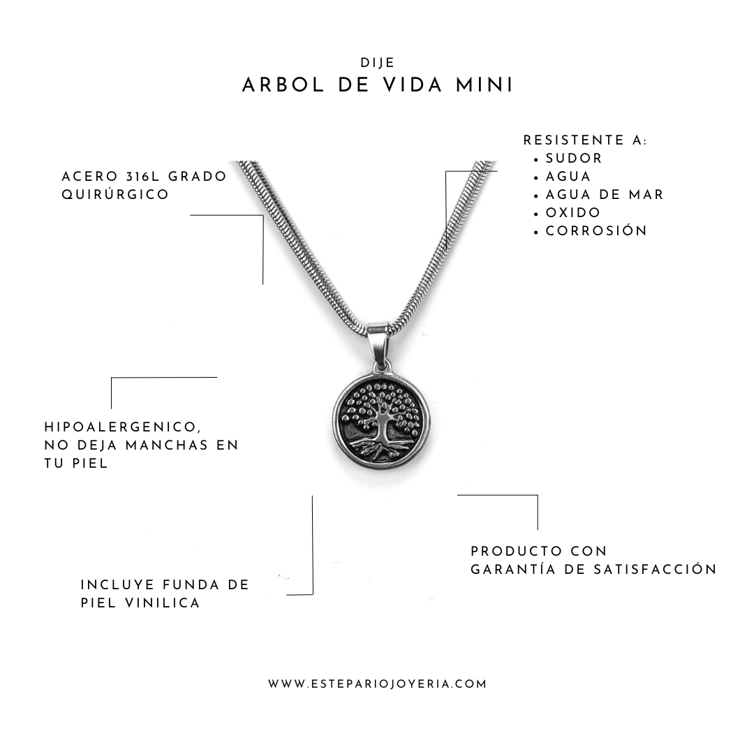 Collares Arbol de la vida Mini joyeria mexico