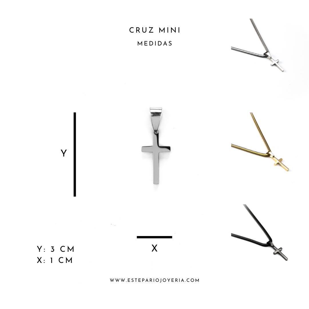 Collares Cruz Mini joyeria mexico