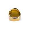 Anillos Espejo Negro Dorado joyeria mexico