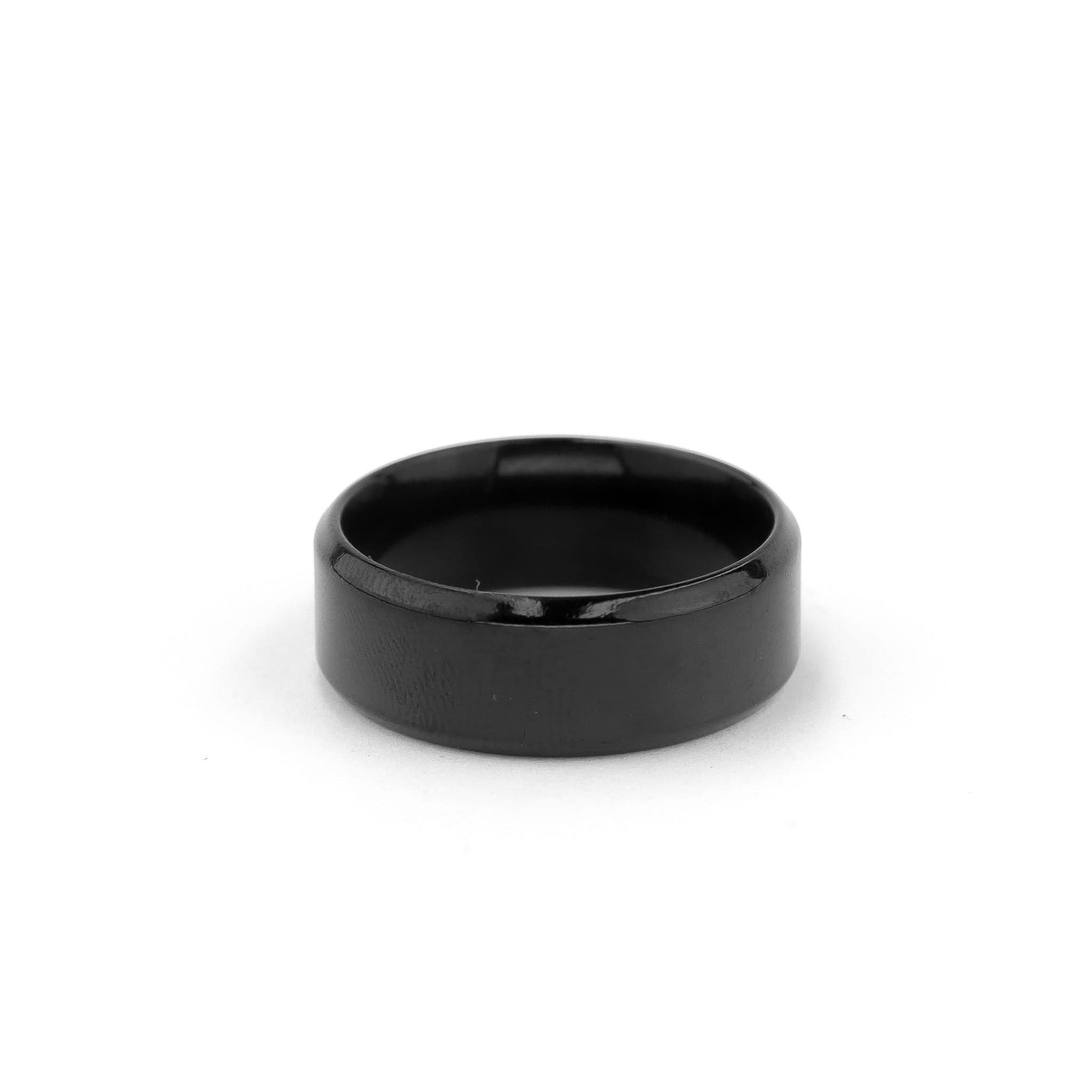 Anillos Minimalista Negro joyeria mexico