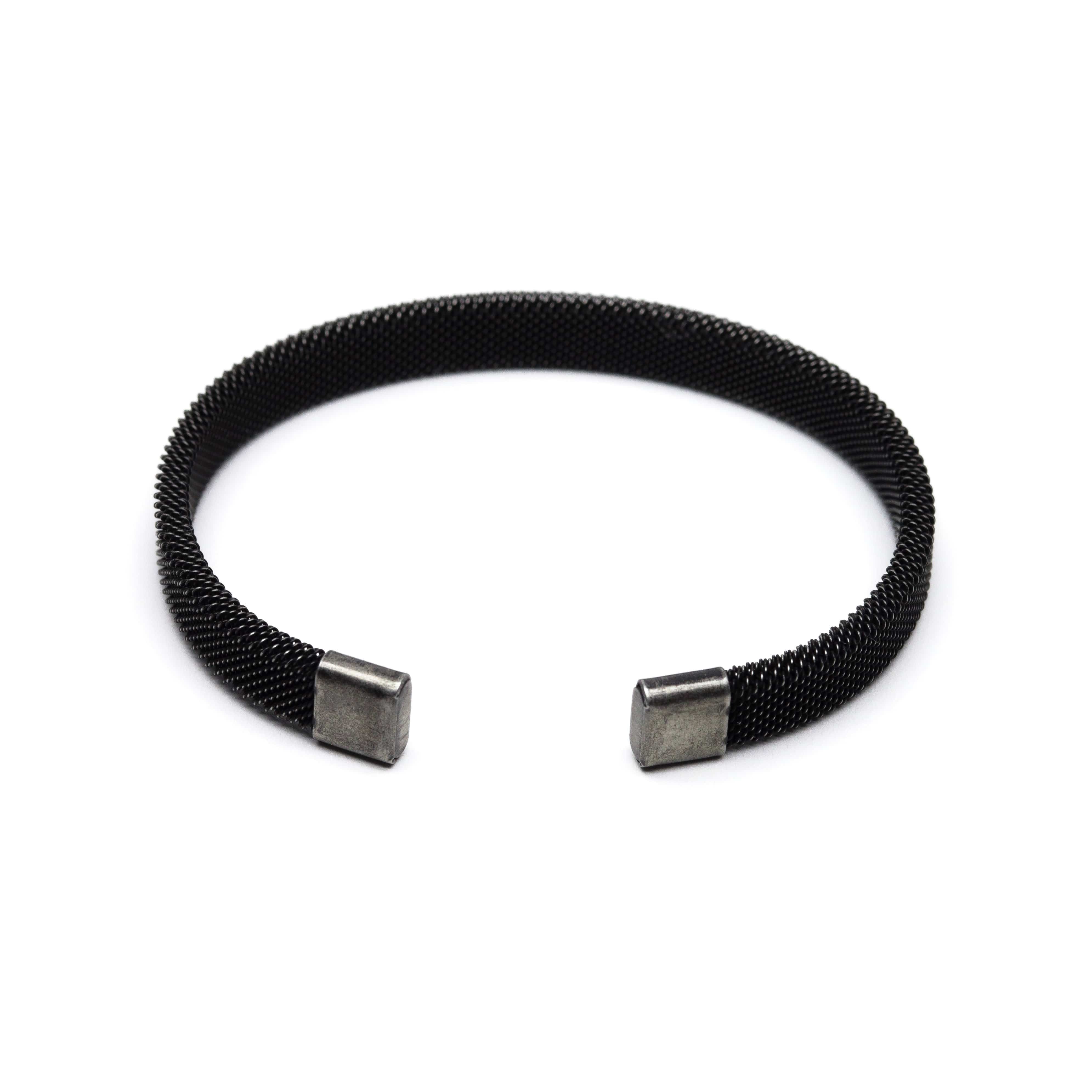 Brazalete Brazalete Malla Negra joyeria mexico